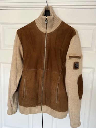 Paul shark full zip leather - paul,